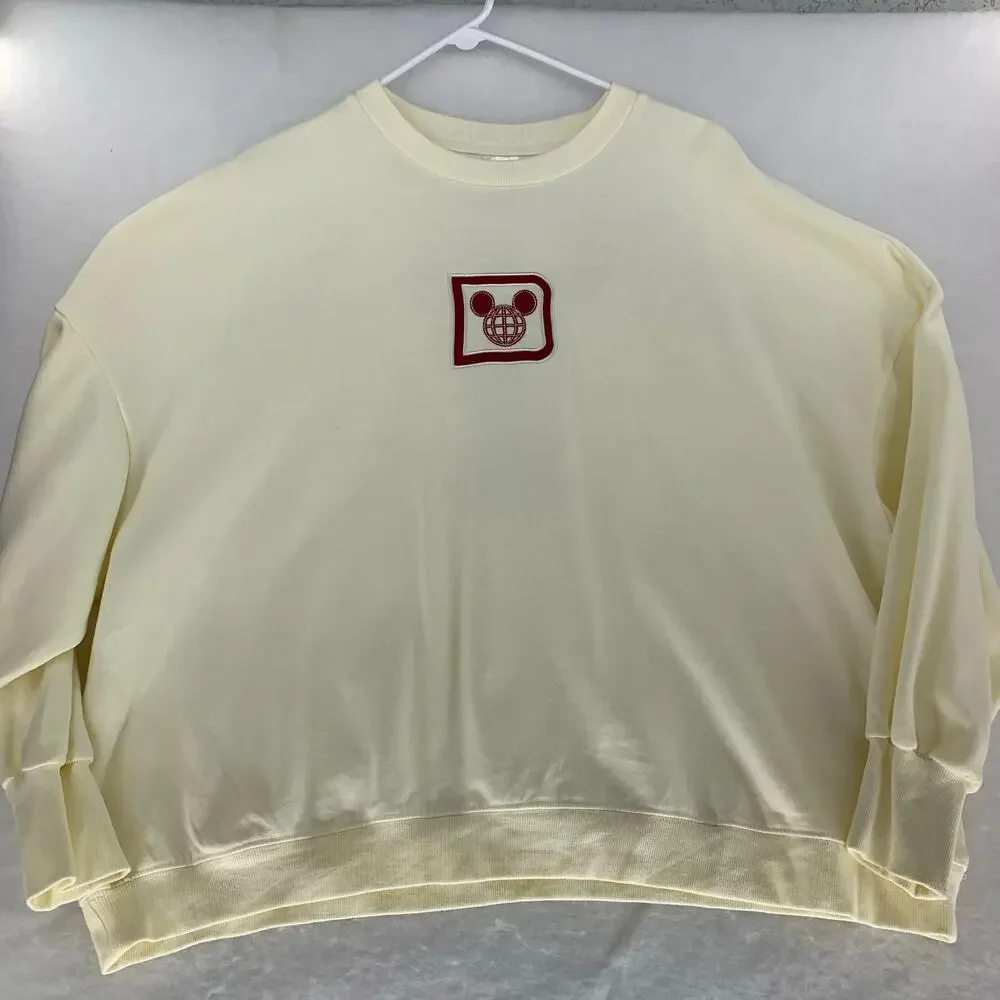 Walt Disney World Cinderella Castle Women's Cream Pullover Size 2XL - Picture 12 of 15